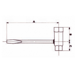 T-WRENCH TOOL  10x19