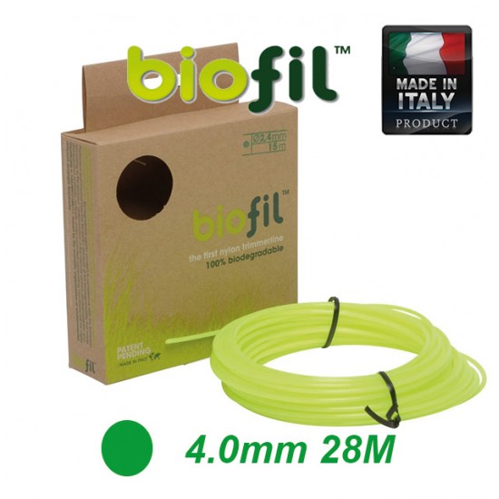 BIOFIL TRIMMER LINE ROUND 4.0mm 28m 