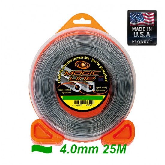 TRIMMER LINE  MAGIC WITH CARBON 4.0mm 25m TRIMMER LINES 11001432