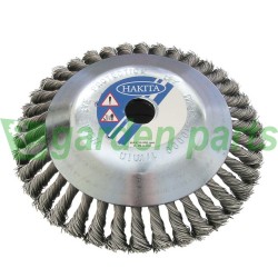 Wire weed brush for gasoline brushcutters - diam. 200mm, 20mm/25,4mm