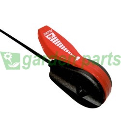 PLASTIC THROTTLE CONTROL FOR LAWN MACHINES