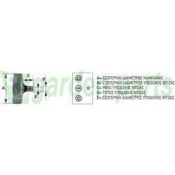 ΚΑΜΠΑΝΑ ΓΙΑ EFCO 8400 8400iC 8460 8460iC 8420 8420iC 8510 8550BOSS 8530 8530iC STARK38 STARK3800 STARK44 