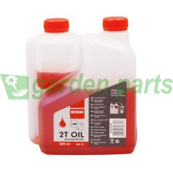 NEVADA OIL FOR TWO STROKE ENGINE 500ml SEMISYNTHETIC API -TCS with measure