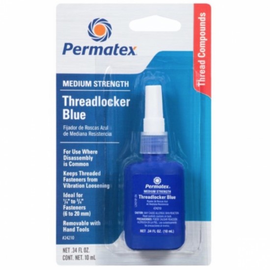 PERMATEX THREADLOCKER BLUE 10ml 24212