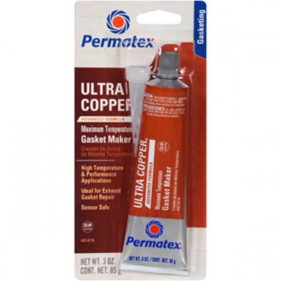 Permatex  Ultra Copper 85gr 81878 GASKET MAKER & GLUES 11007681878