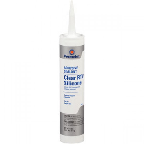 PERMATEX CLEAR RTV SILICONE 312gr 80855 GASKET MAKER & GLUES 11007680855