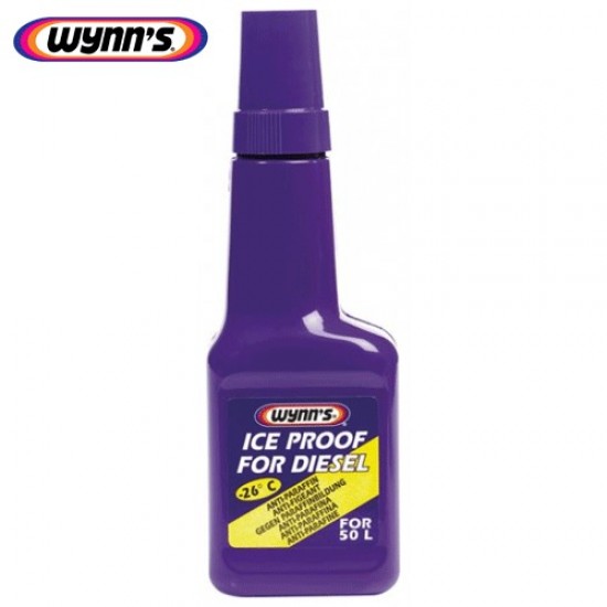 Wynns a prova di ghiaccio per il diesel 90708 ANTIRUGGINE E PULITA 11007690708